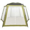 vidaXL Tenda para piscina 500x433x250 cm tecido verde