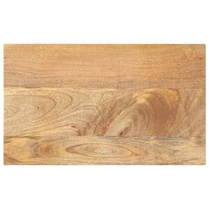 vidaXL Tampo de mesa retangular 50x20x3,8 cm mangueira maci&ccedil;a