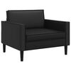 vidaXL Poltrona XL Preto Couro Sint&eacute;tico