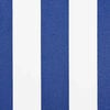 vidaXL Toldo Retr&aacute;til Azul e Branco 400 &times; 300 cm Poli&eacute;ster e Alum&iacute;nio