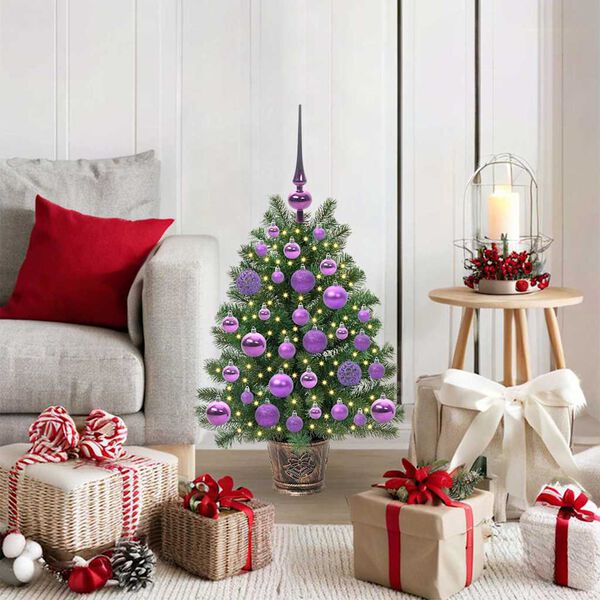 vidaXL &Aacute;rvore de Natal Artificial com 150 LEDs Verde 75 cm PE e PVC