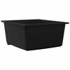 vidaXL Pia de cozinha Preto 38 x 44 x 20 cm Granito