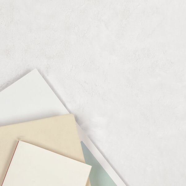 vidaXL Tapete de Pelo Sint&eacute;tico de Coelho Olite Branco &Oslash; 120 cm