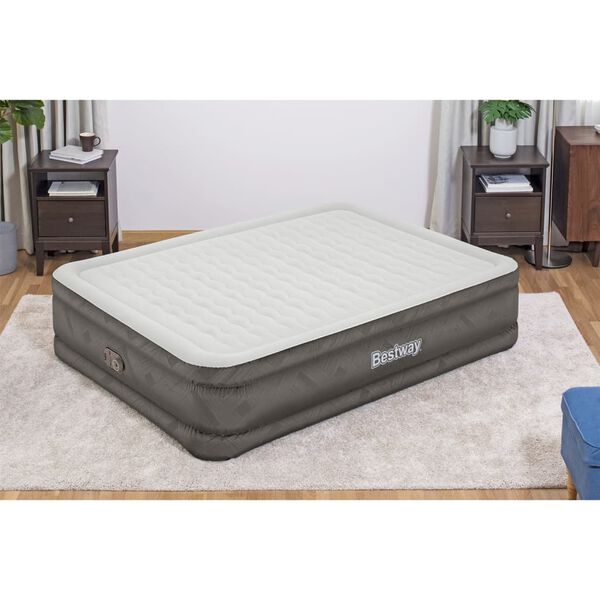 Bestway Colch&atilde;o insufl&aacute;vel Fortech com bomba embutida 203x152x46 cm