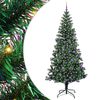 vidaXL &Aacute;rvore de Natal Artificial Pr&eacute;-iluminada Verde 240 cm