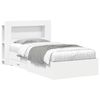 vidaXL Estrutura de Cama com Armazenamento Branco 80 x 200 cm