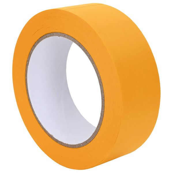 vidaXL Fitas de M&aacute;scara para Pintores 50 pcs Amarelo 38mm x 50m Papel