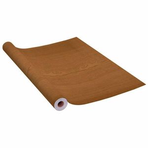 vidaXL Autocolante para m&oacute;veis 500x90 cm PVC cor carvalho