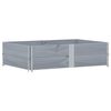 vidaXL Vaso/floreira de jardim 150x100cm madeira pinho maci&ccedil;a cinzento