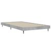 vidaXL Estrutura de cama 90x200 cm derivados de madeira cinza sonoma