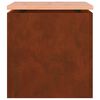 vidaXL Banco de jardim Ferro Enferrujado 40 x 40 x 43 cm A&ccedil;o corten