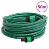vidaXL Enrolador independente com mangueira de 50 m PVC verde