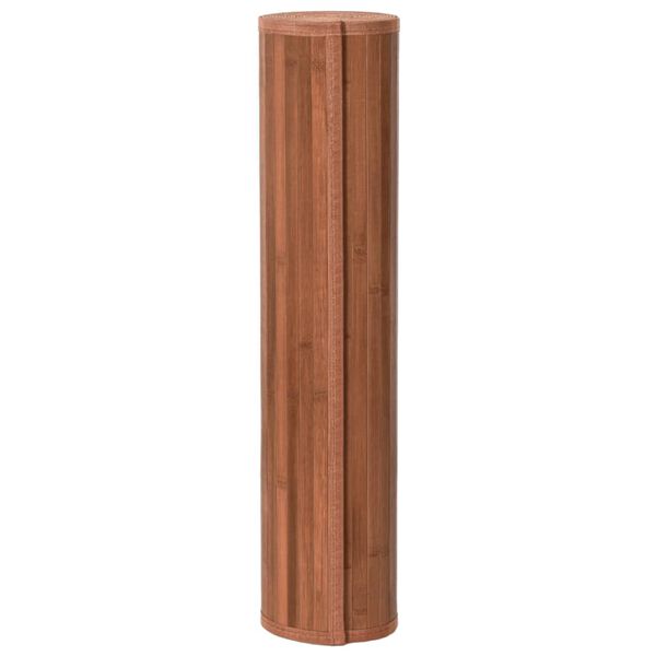 vidaXL Tapete retangular 80x300 cm bambu castanho