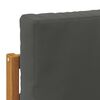 vidaXL Conjunto de Sof&aacute;s para Exterior 4 pcs Natural e Antracite