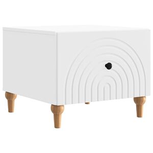 vidaXL Mesa de centro Branco 49 x 50 x 40 cm Derivados de Madeira