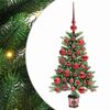vidaXL &Aacute;rvore de Natal com 150 LEDs com suporte Verde 90 cm PE