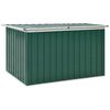 vidaXL Caixa de arruma&ccedil;&atilde;o para jardim 149x99x93 cm verde