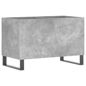 vidaXL Arm&aacute;rio p/ discos 74,5x38x48 cm derivados madeira cinza-cimento