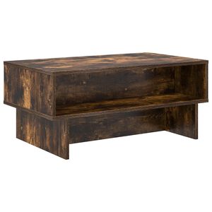 vidaXL Mesa de centro Carvalho Defumado 80 x 46 x 35 cm