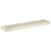 vidaXL Conjunto de Almofadas para Palete 2 pcs Creme 180 x 40 x 8 cm