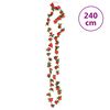 vidaXL Grinaldas de flores 6 pcs 240 cm vermelho