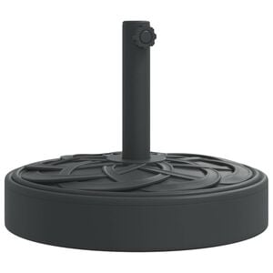vidaXL Base de guarda-sol para postes de &Oslash;38/48 mm 25 kg redondo