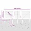 vidaXL Poste de Cerca Prateado 100 x 0,4 m (malha de 36 mm) A&ccedil;o