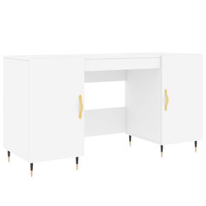 vidaXL Secret&aacute;ria 140x50x75 cm derivados de madeira branco
