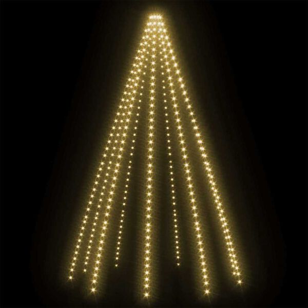 vidaXL Cord&atilde;o de luzes para &aacute;rvore de Natal 400 luzes LED 400 cm