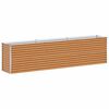vidaXL Canteiro de jardim elevado 290 x 50 x 68 cm A&ccedil;o Galvanizado