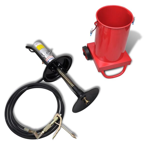 Injector a ar pneumático de massa lubrificante 12 L