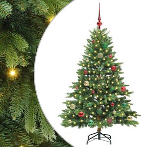 vidaXL &Aacute;rvore de Natal Artificial com 150 LEDs Verde 150 cm PE e PVC