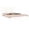 vidaXL Estrutura de cama 160x200 cm madeira de pinho maciça branco