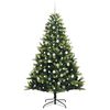 vidaXL &Aacute;rvore de Natal Artificial Articulada 300 LEDs Verde 210 cm