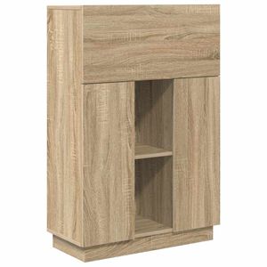 vidaXL Mesa Carvalho Sonoma 71.5 x 31.5 x 106.5 cm