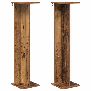 vidaXL Suporte para Plantas Madeira antiga 25 x 25,5 x 100,5 cm