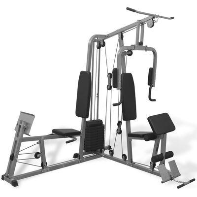 vidaXL Ginásio fitness multifuncional 65 kg