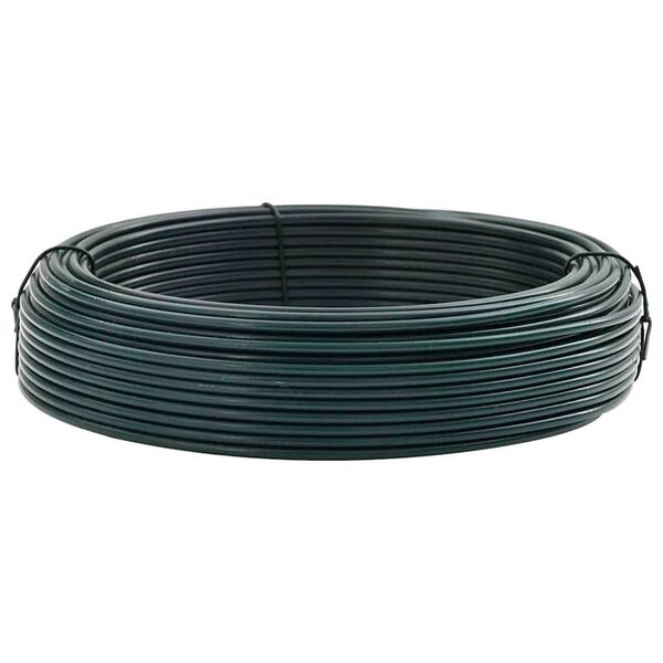 vidaXL Fio de amarração de cerca Verde 25 m PVC