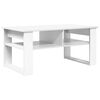 vidaXL Mesa de centro Branco 96 x 54 x 44 cm Derivados de Madeira
