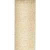 vidaXL &Aacute;rvore para gatos c/ postes arranhadores sisal 63 cm cor creme