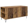 vidaXL Mesa de centro com gaveta Madeira Antiga 102 x 44,5 x 50 cm