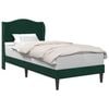 vidaXL Estrutura da Cama com cabeceira Verde-Escuro 80 x 200 cm Veludo
