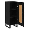 vidaXL Buffet Carvalho Preto 34,5 x 34 x 90 cm