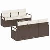 vidaXL Conjunto de Sof&aacute; de Jardim 7 unid. 6-N&uacute;mero de lugares