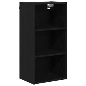 vidaXL Arm&aacute;rio suspenso Carvalho Preto 40 x 29,5 x 80 cm