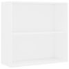 vidaXL Estante 80x30x76,5 cm derivados de madeira branco