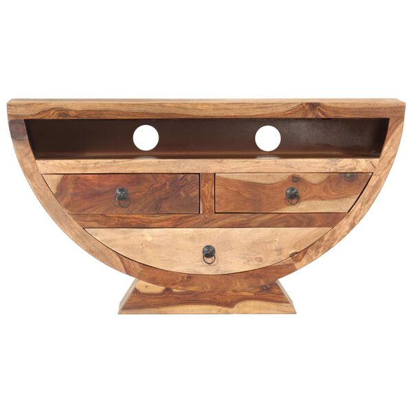 vidaXL Móvel de TV 100x30x52 cm madeira de acácia maciça