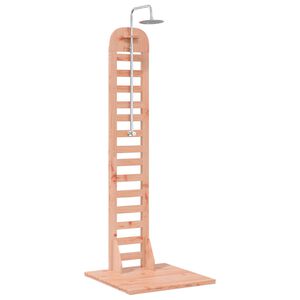 vidaXL Chuveiro Externo 223 cm Madeira Douglas S&oacute;lida e A&ccedil;o Inoxid&aacute;vel