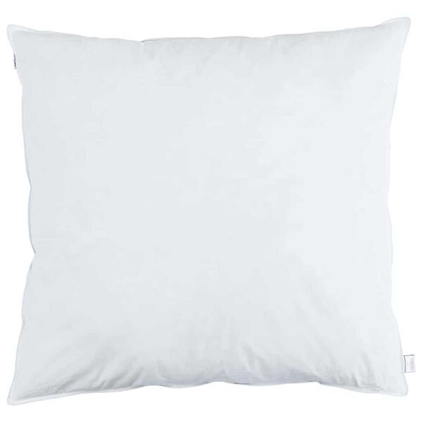 vidaXL Almofada com travesseiro 2 pcs Branco 80 x 80 cm Pena