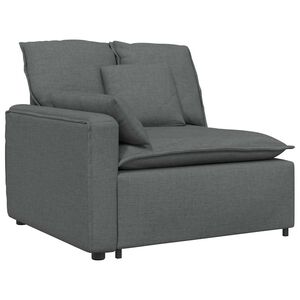 vidaXL M&oacute;dulo de sof&aacute; modular com bra&ccedil;o e almofad&otilde;es 100 cm